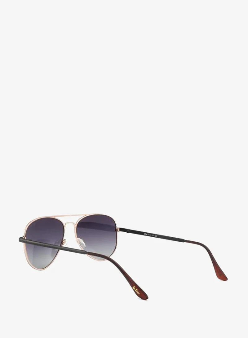 Lee Cooper  Polarized Sunglasses Gold Frame Grad Smoke Mirror Lens 57mm  - LC1015C03  | Best Price UAE