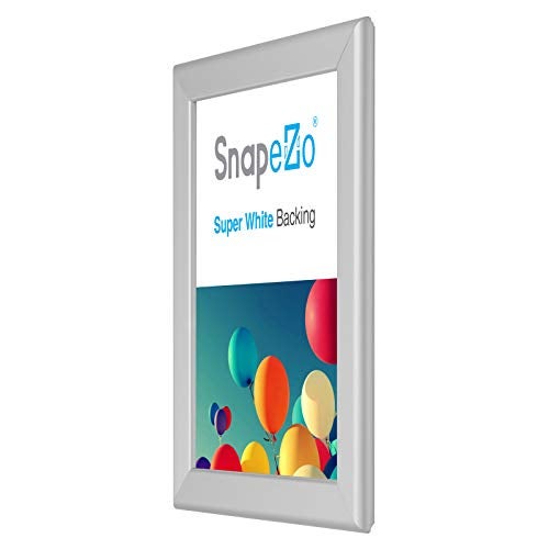 SnapeZo Certificate Frame 8.5x11, Silver, 1.25 Inch Aluminum Profile, Front-Loading Snap Frame, Wall Mounting, Professional Series - Image 4