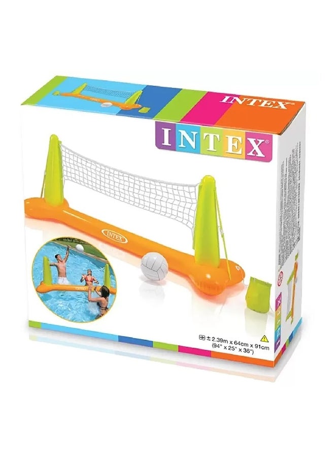 INTEX High Quality PVC Inflatable Water Volleyball Set Multicolor 91 x 239 x 64 cm 56508 - Image 3