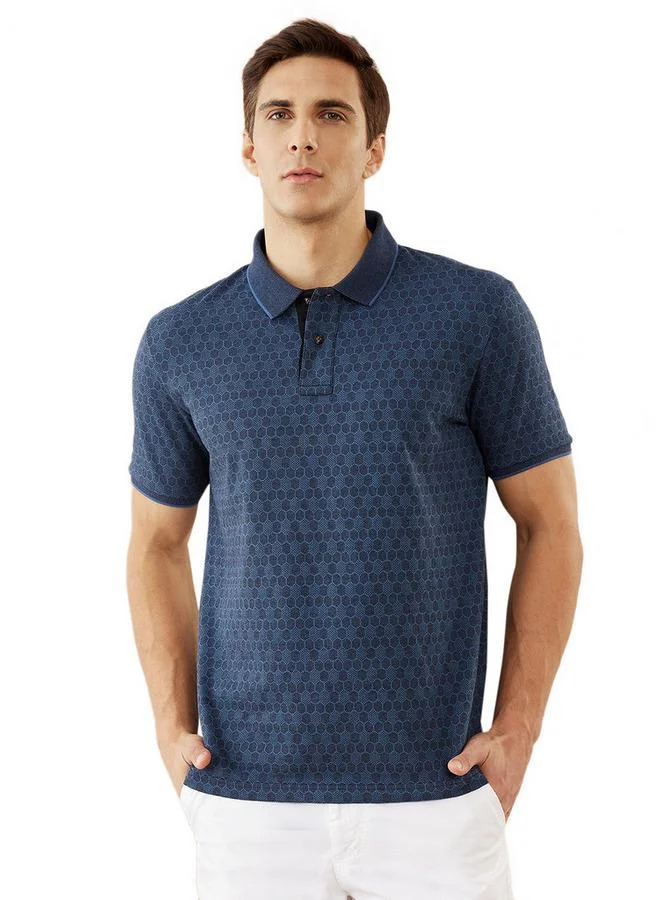 fahrenheit Fahrenheit Textured Polo T-shirt