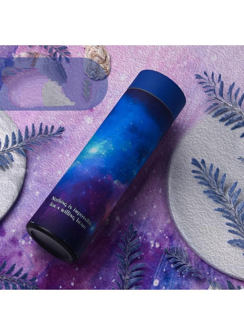 Bluejw - Stainless Steel Water Bottle,500 ml,Leak Proof Office Bottle,Gym Bottle,Hot Cold Thermos,Hiking,Treking Bottle,Travel Bottle - Image 1