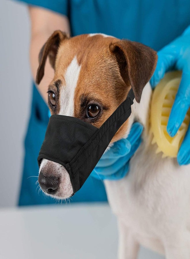 Jeffers Pet Breathe Comfort Dog Muzzle - Medium Size, Black, Soft Padded Nose Guard, Lightweight, Breathable Waterproof 600D Ripstop, for Pet Grooming, Home, Air Travel, Cute Secure Fit for Dogs - Image 1