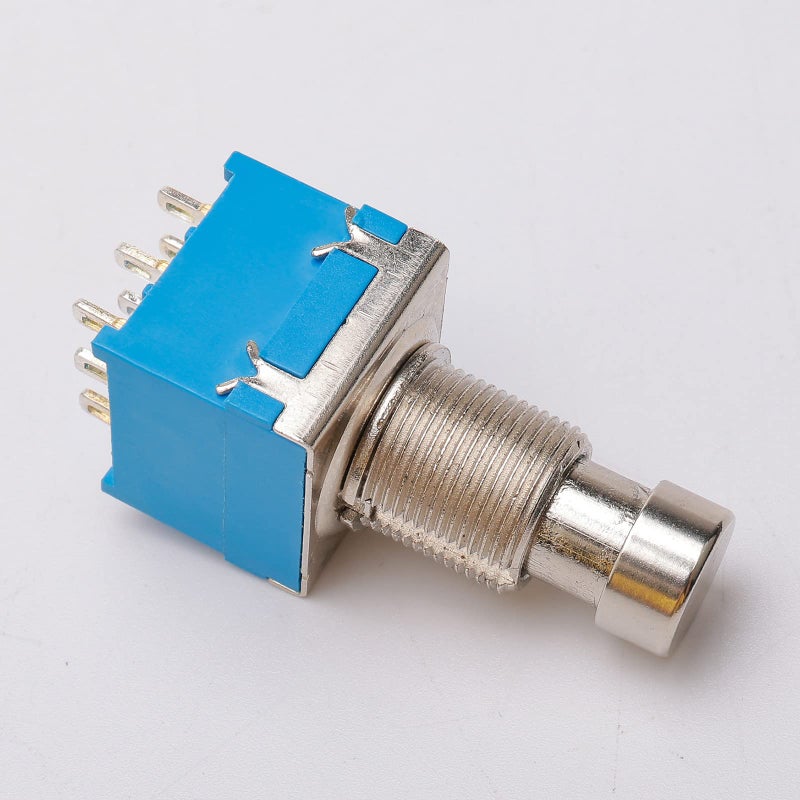 JIUWU 2pcs Electric Guitar 3PDT 9 Pins Effects Stomp Foot Pedal Switch True Bypass with Solder Terminals Guitar Accessories Set - Image 3
