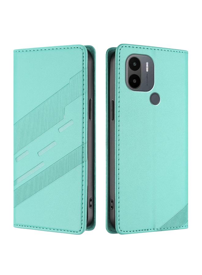 S-TOP Case For Redmi A1+ Embossed Multi-functional Wallet Retro Leather Phone Case - Image 2