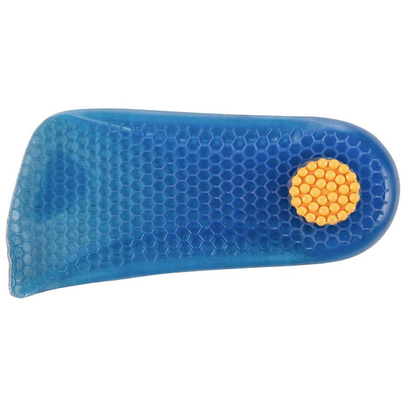 CALTO Height Increase Elevator Half Insole for Men 1/2 inch Taller Heel Lift Insert - Silicon Honeycomb Shaped Gel - Image 4