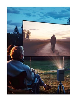 VEVSHAO VEVSHAO V30 Smart Wi-Fi Projector, 8000mAh Battery, Auto-focus, Android 9.0, Support 3D, Wi-Fi Display, Wired Sync Display, with Tripod and Storage Bag  - Image 4
