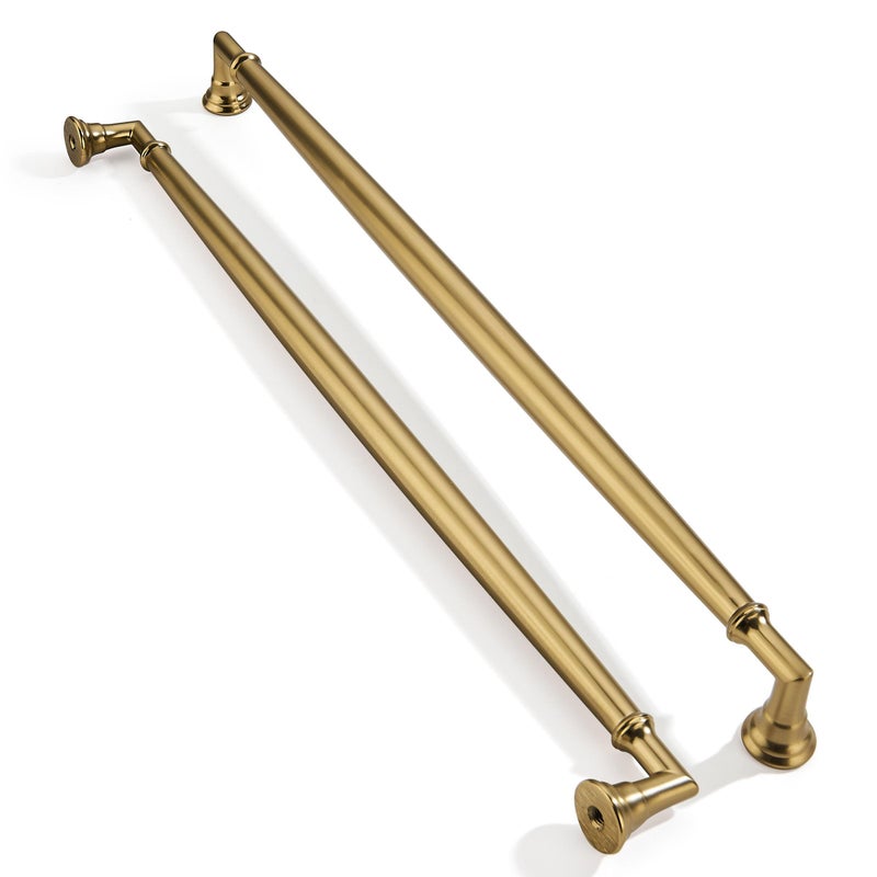 ZAUYX 1 Pack 12 Inch Hole Center Appliance Pulls Champagne Bronze Cabinet pulls Solid Heavy Duty Cabinet Pull Cabinet Handles Kitchen Cabinet Hardware Vanity Handles Bathroom Cabinet pulls - Image 2
