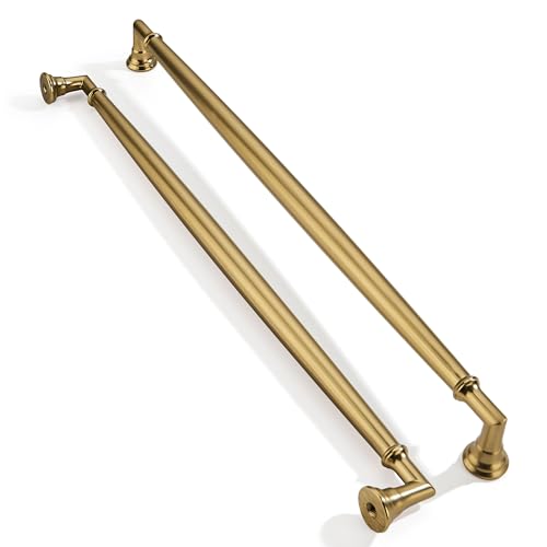 ZAUYX 1 Pack 12 Inch Hole Center Appliance Pulls Champagne Bronze Cabinet pulls Solid Heavy Duty Cabinet Pull Cabinet Handles Kitchen Cabinet Hardware Vanity Handles Bathroom Cabinet pulls - Image 1
