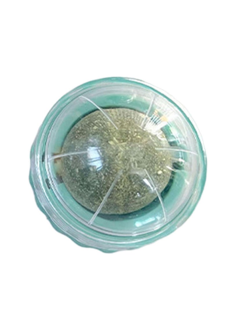 لعبة كرة حائطية من النعناع البري للقطط، تصميم لاصق للأسنان، ينعش التنفس، لعبة للقطط على شكل رسوم متحركة - Image 1