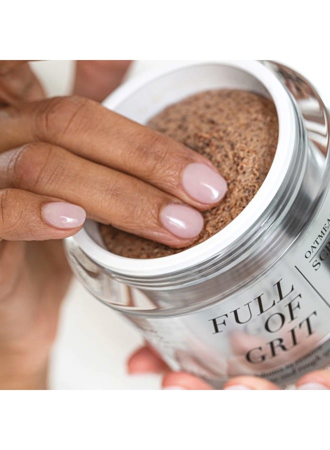 GoodJanes Full of Grit Oatmeal Organic Body Scrub with Stem Cells, Exfoliating Body Wash For All Skin Types - 6.7 fl oz./200 mL - Image 2