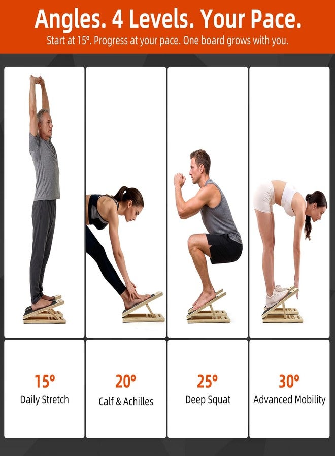 Frgofl Slant Board for Exercise, Split Calf Stretcher for Physical Therapy - Image 5