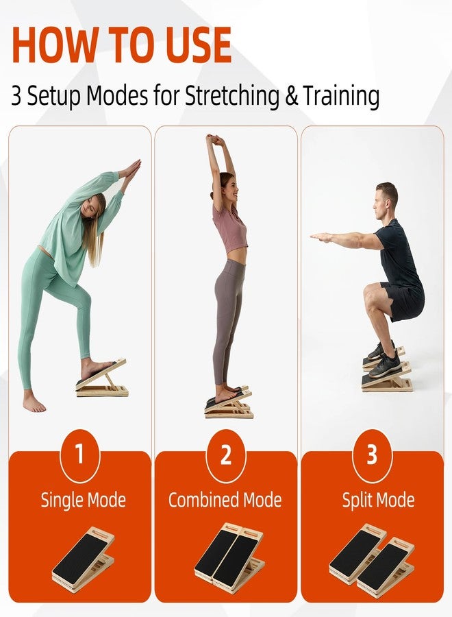 Frgofl Slant Board for Exercise, Split Calf Stretcher for Physical Therapy - Image 2
