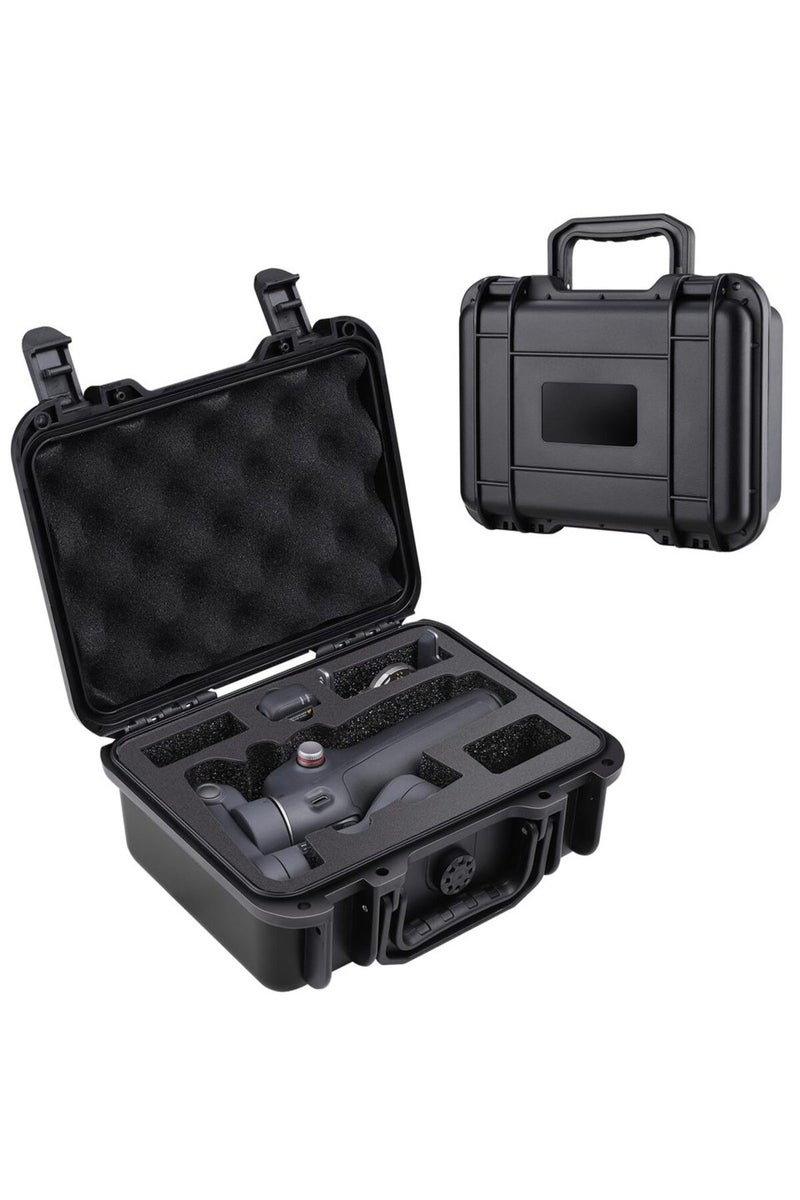 حقيبة تخزين واقية سوداء اللون لكاميرا DJI Osmo Mobile 7/7P - مقاومة للماء والصدمات بمعيار IP67، متينة للسفر