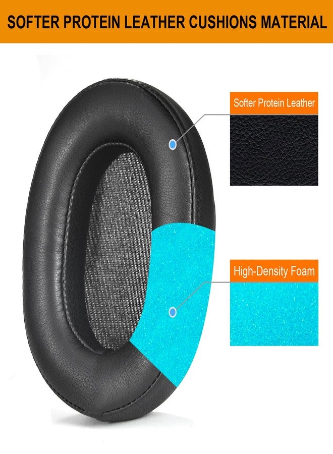defean SE7 Earpads Ear Cushions Replacement Cover Compatible with COWIN SE7 / SE7 PRO Headphones,High-Density Noise Cancelling Foam,Softer Leather,Added Thickness - Image 4
