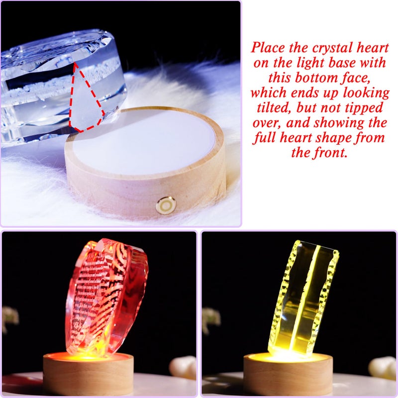 YWHL Sister Birthday Gifts from Sister  to My Sister Gifts  Big Sister and Little Sister Gifts  Crystal Heart Sister Keepsake  Unique Christmas Graduation Present Ideas for Sister - Image 5