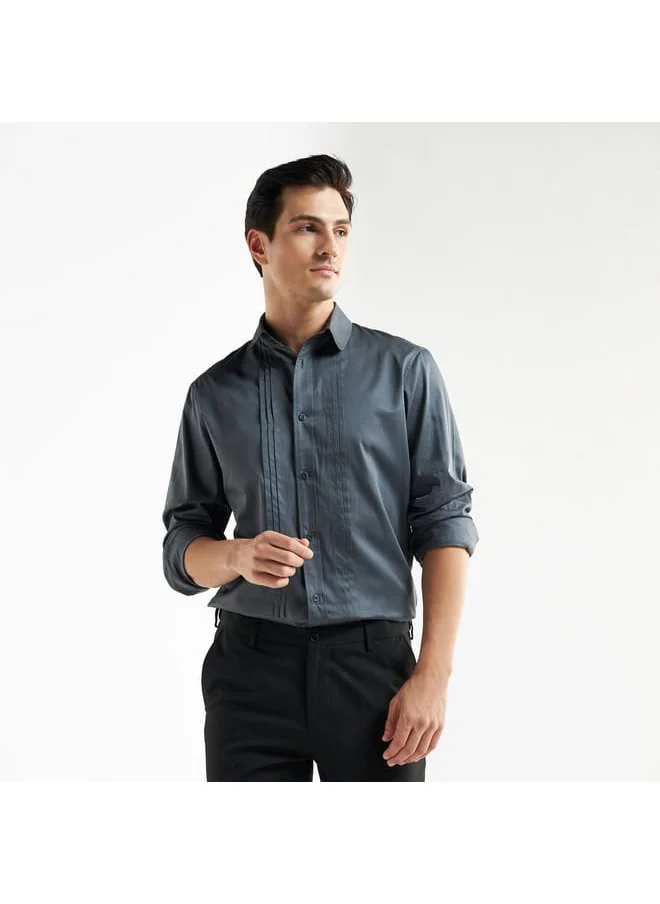 FAV Pleated Front Dress Shirt