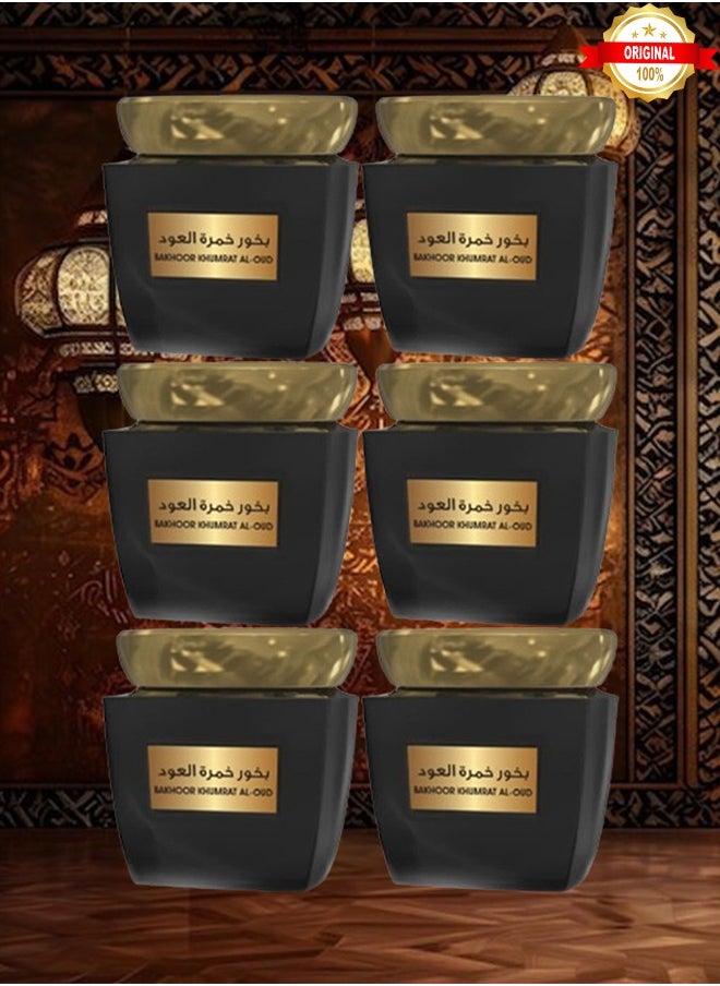 بخور 6 قطع بخور خمرة العود 50 جرام  - Image 1