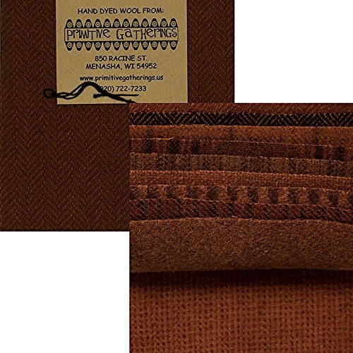 Primitive Gatherings Hand Dyed Wool Pumpkin Charm Pack 10 5-inch Squares PRI 6002 - Image 4
