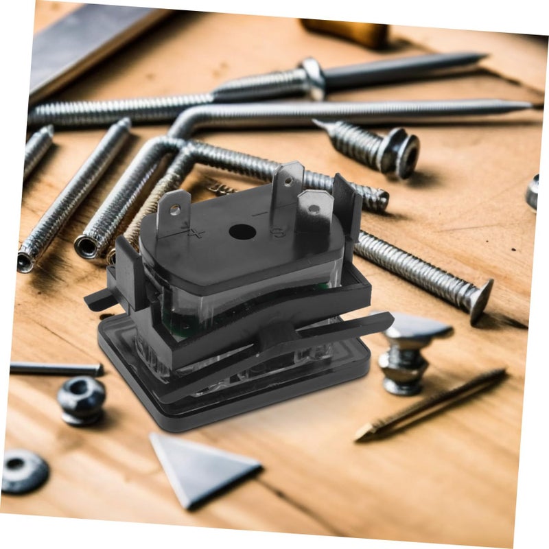 2 Pcs Hour Counter Timer Supply For Cranes Machine Accessory Casing Black 5.3x3.2cm - Image 5