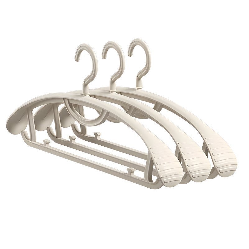 Non-Slip Plastic Clothes Hangers Anti-Bump for Home Dorm (Pack of 5) - Image 5