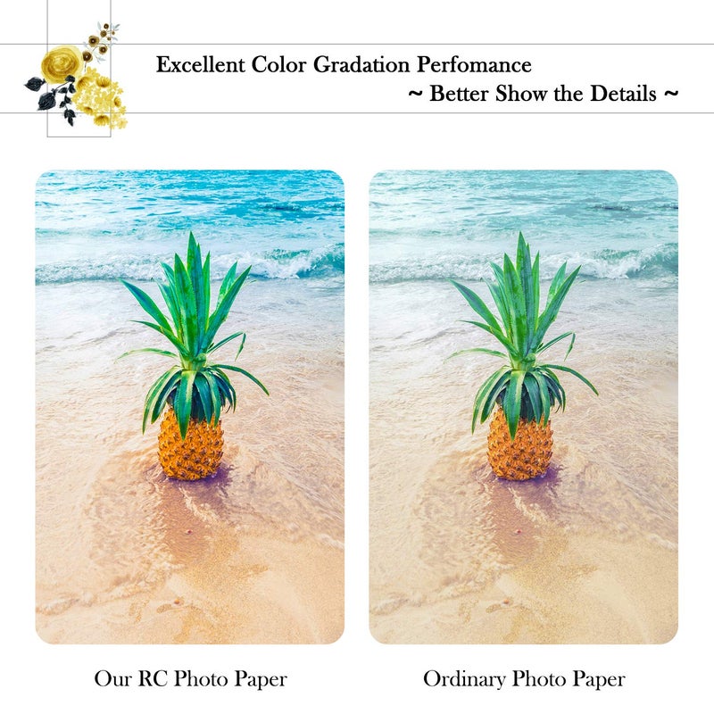 A-SUB Premium Photo Paper Luster 11x17 Inch 66lb for Inkjet Printers 50 Sheets, Single Sided - Image 3