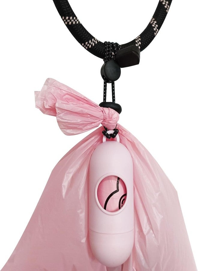 YUCHIYA 2 Pack Dog Poop Bag Holder with 2 Rolls of Blue Leak-Proof Dog Waste Bags Poop Bag Dispenser with Leash Clip Key Ring (Pink, 1 Holder 135 Bags) - Image 5