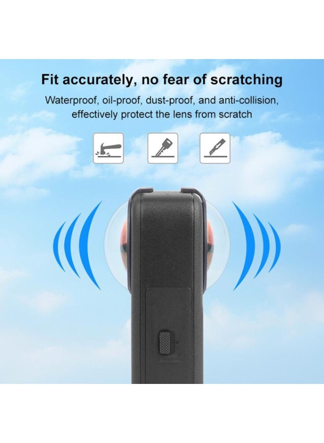 Premium Tempered Glass Lens Protector for DJI Osmo 360, 10H Hardness Lens Guard, AR Coated, High Transmittance, Waterproof with Snap-In Buckle, Compatible with Osmo360 Lens Cap Accessories - Image 4