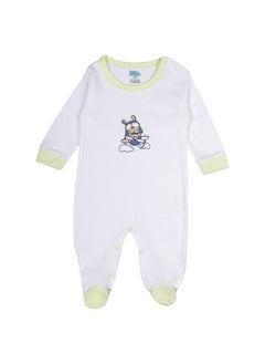 Babies Basic 5 Piece Unisex 100% Cotton Gift Set Include Bib, Romper, Mittens, Cap And Sleepsuit/Jumpsuit  - Image 2