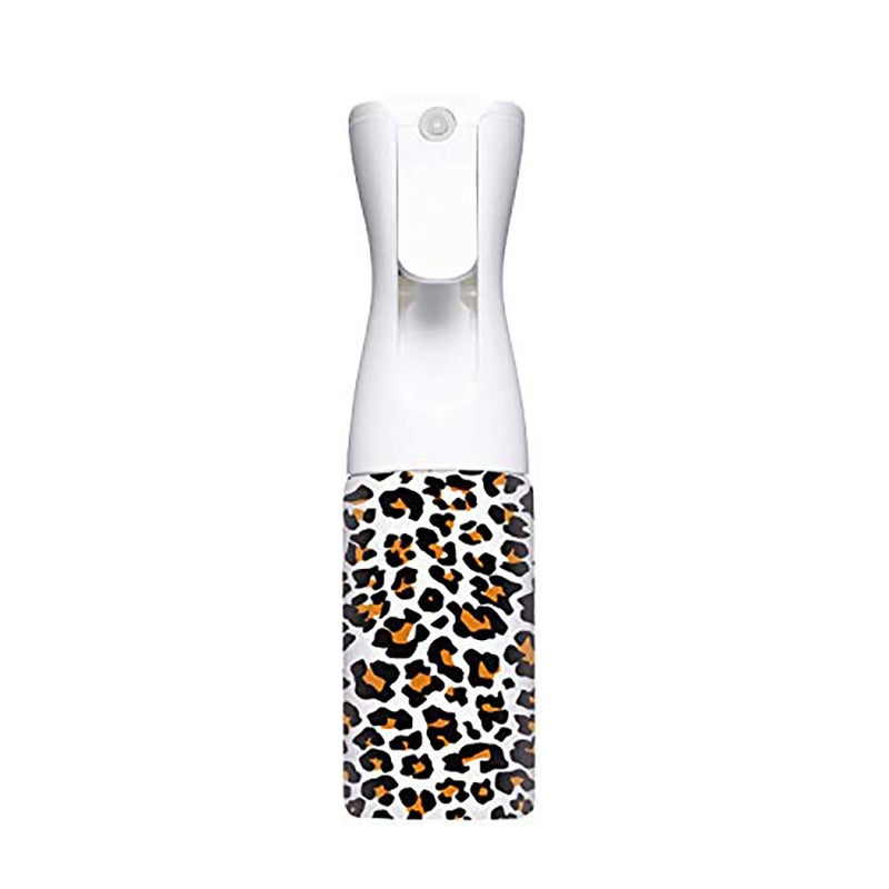 MJDFS Stylist Airless Aerosol water Dispenser, Refillable Fine Mist Spray bottles, Good for watering plants, Showering Pets, Trigger sprayer for Hair, 6oz Leopard print - Image 1