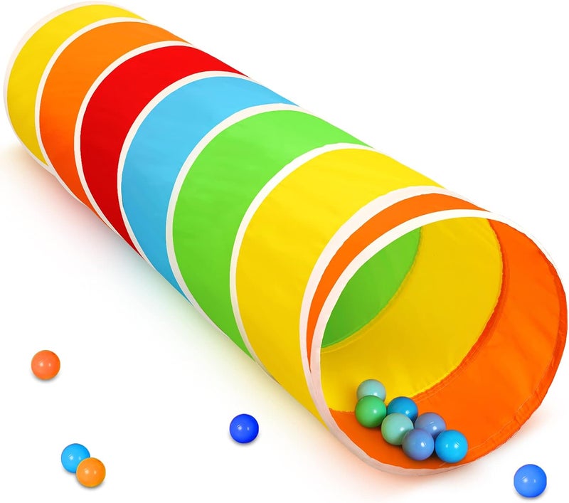 Moncoland Kids Play Tunnel Tent for Toddlers, Colorful Pop Up Crawl Tunnel Toy for Baby or Pet with Breathable Mesh, Collapsible Gift for Boy and Girl Play Tunnel Indoor and Outdoor Game - Image 1