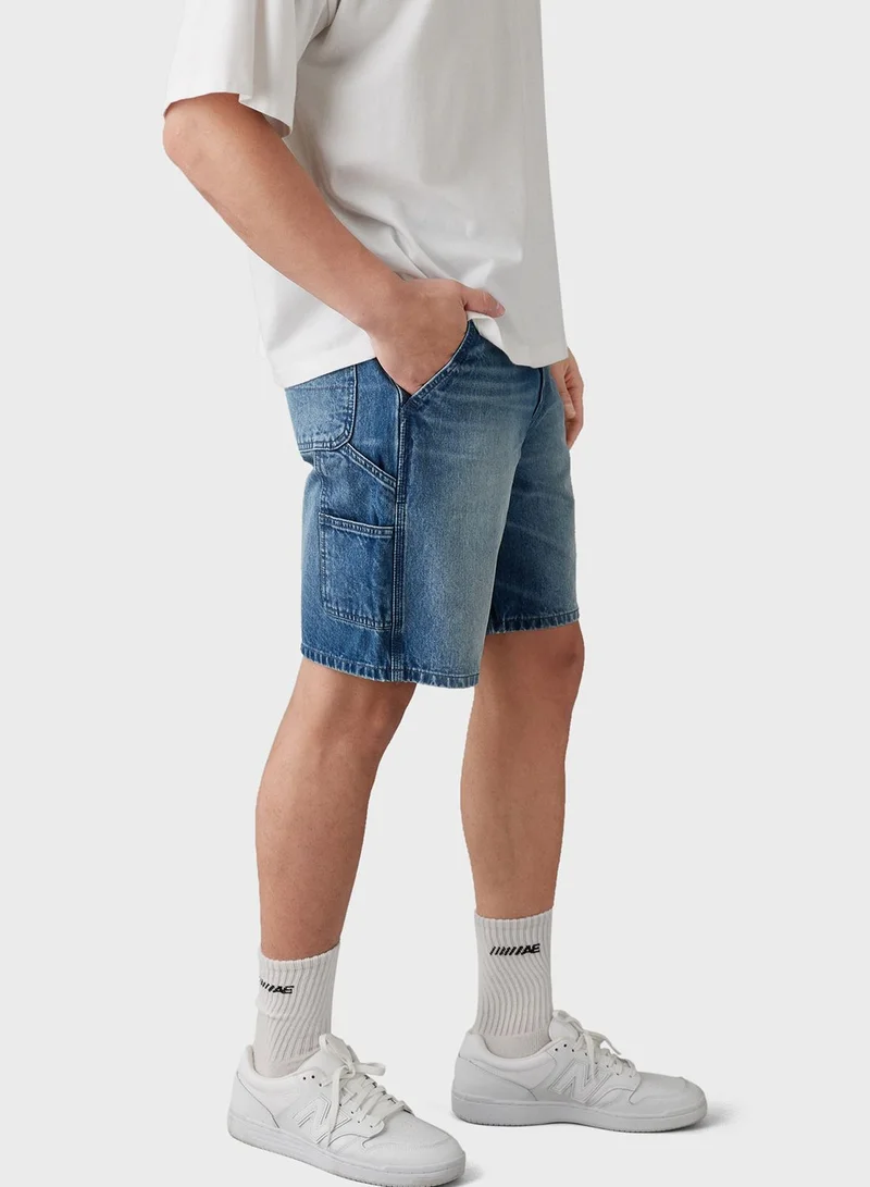 امريكان ايجل Essential Denim Shorts