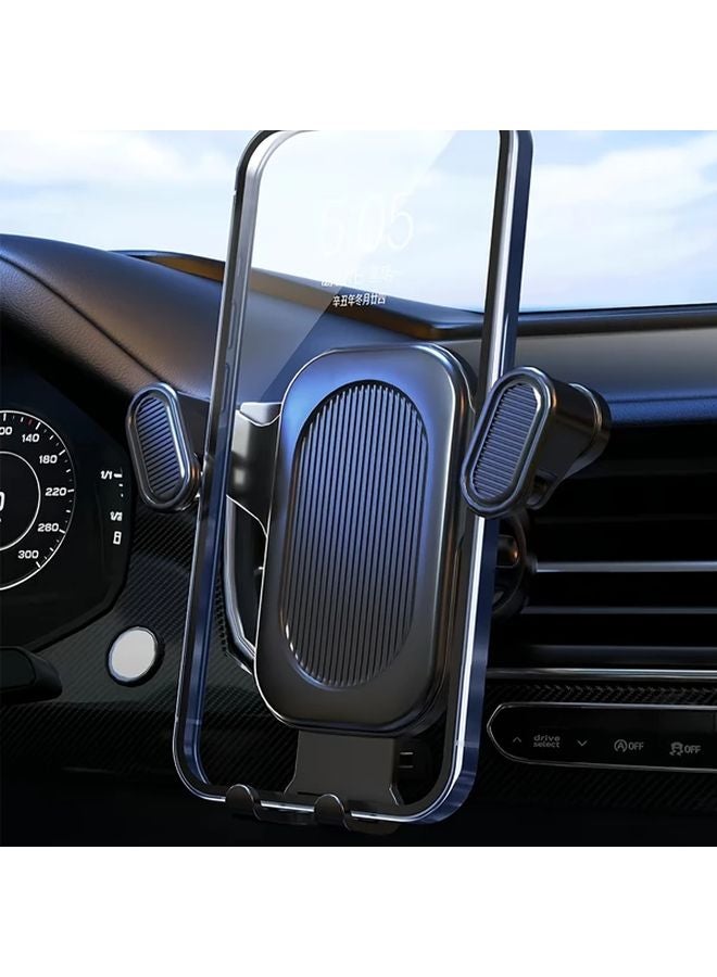 Black Adjustable Car Phone Mount Dashboard Air Vent Holder Universal Smartphone - Image 3