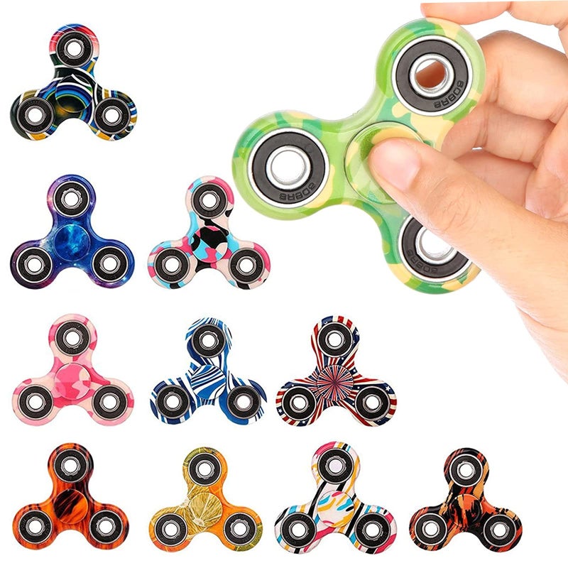 SCIONE 48 Pack Fidget Spinner Goodie Bag Anxiety Stress Relief Fidget Toy PackHand Spinner Party Favors for Kid Adult Stocking Stuffer Easter Basket Stuffers Classroom Prizes - Image 3