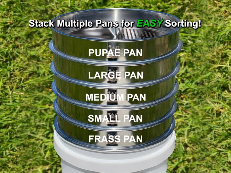 Mealworm Farming Solutions MFS' D-11 Lightning Sifter Mealworm Pupae Sifting Pan (2nd Gen) - Image 5