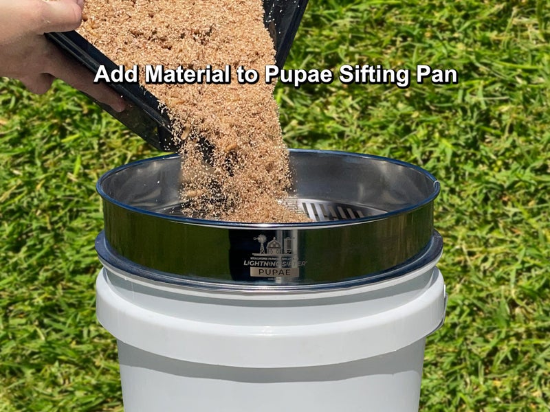 Mealworm Farming Solutions MFS' D-11 Lightning Sifter Mealworm Pupae Sifting Pan (2nd Gen) - Image 3