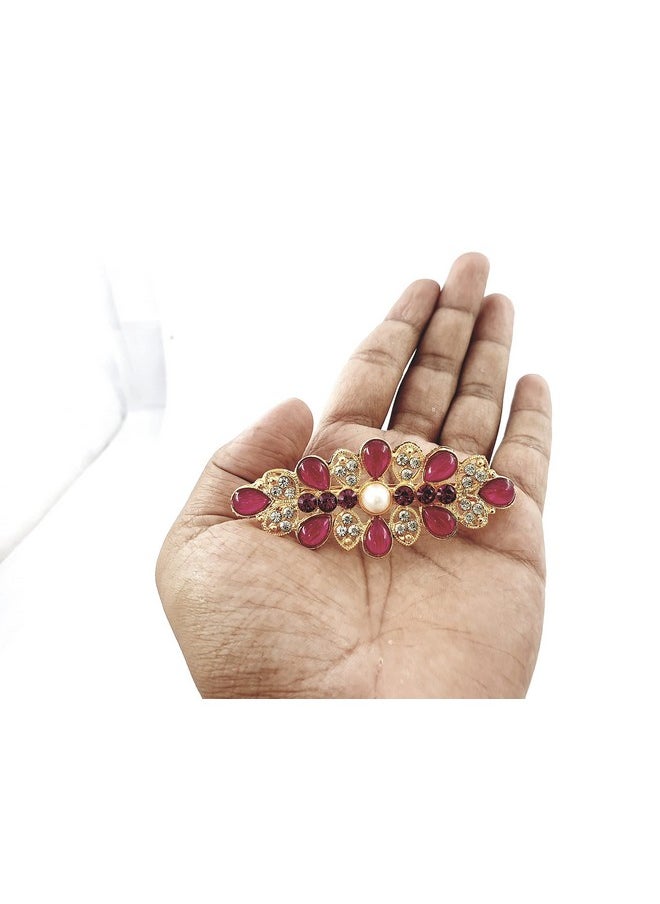 DHAVESAI - Dhavesai m.c.p multi design hair clips,hair accessories for girls and women small size pack of 6 (multi colour and design as per availability) - Image 1