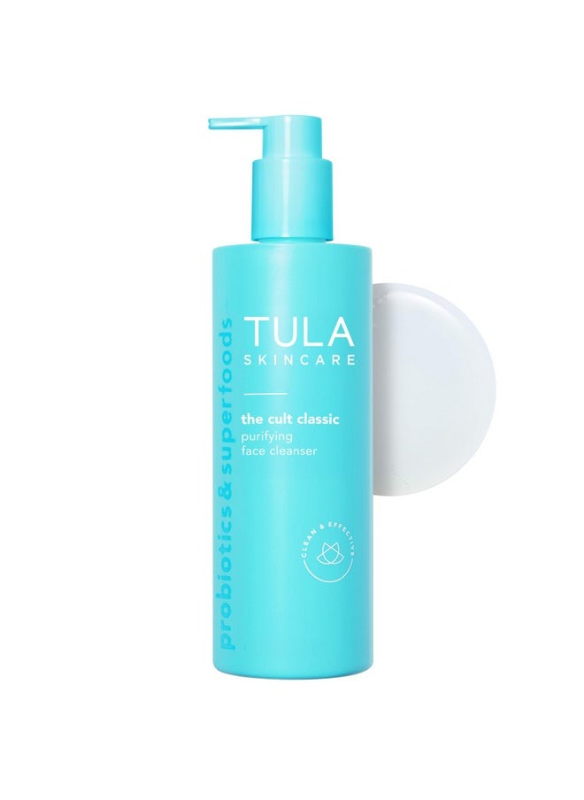 TULA TULA Skin Care Cult Classic Purifying Face Cleanser - Jumbo, Gentle and Effective Face Wash, Makeup Remover, Nourishing and Hydrating, 11.8 oz.  - Image 1