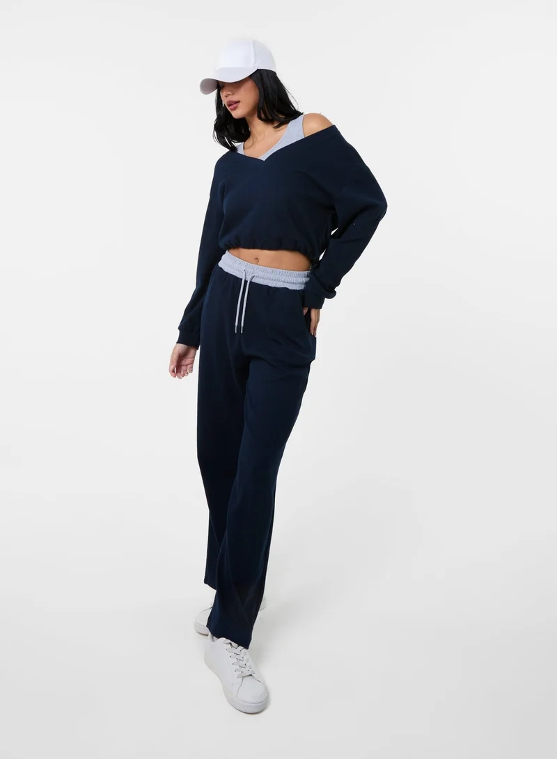 Pink Vanilla  Double Layered Jumper for Women | Best Price UAE