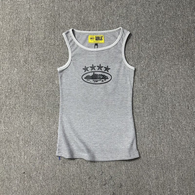 Corteiz Alcatraz Basic Printed Vest Street Fashion Sports Casual Tops For Men And Women - Image 3