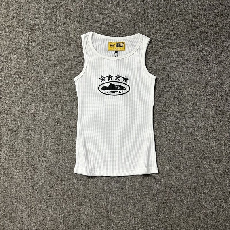 Corteiz Alcatraz Basic Printed Vest Street Fashion Sports Casual Tops For Men And Women - Image 4