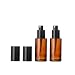 SYBL 2 Pack 60ml Amber Glass Fine Mist Spray Bottles 2oz Refillable Travel Size Empty Spray Bottles for Essential Oil Cosmetic Makeup Water - Image 2