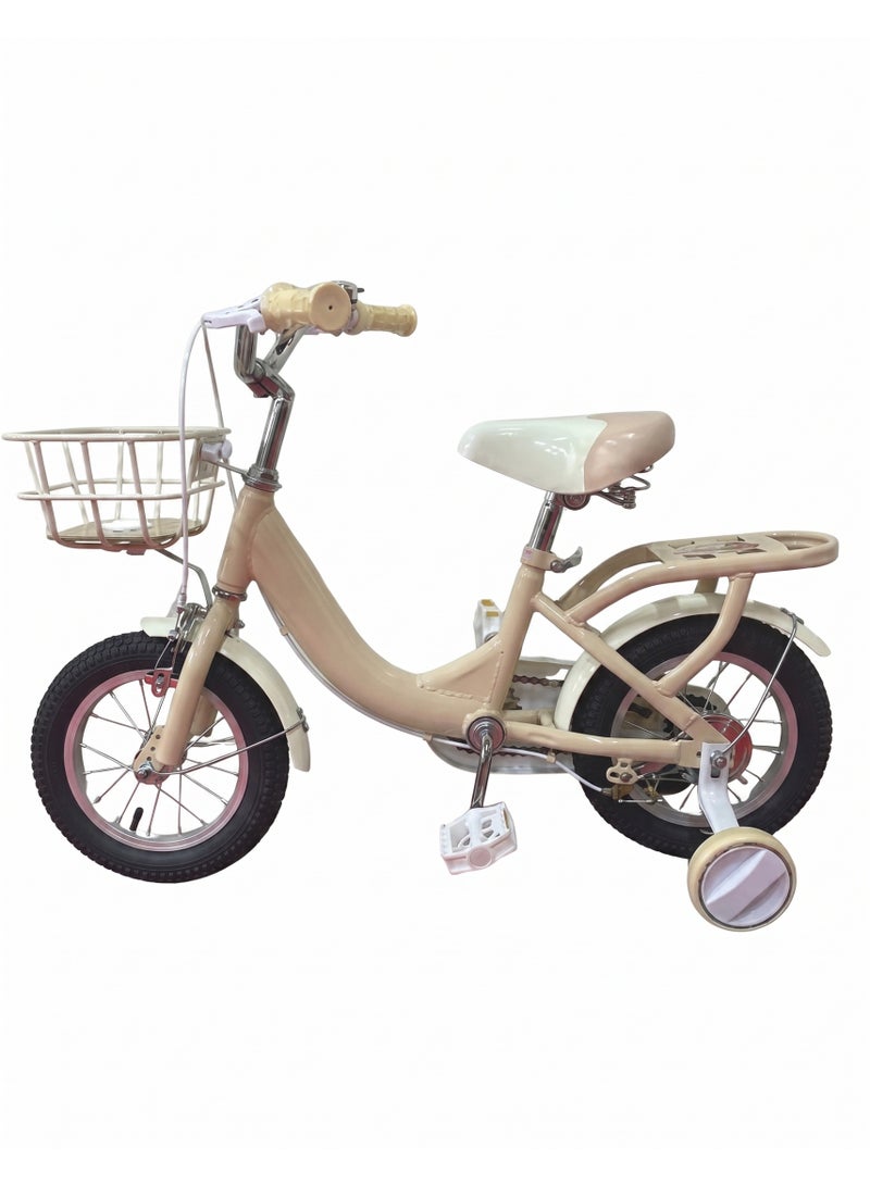 Bicycle - Beige, 12 Inch