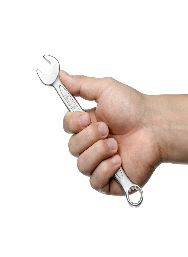 Jetech 14mm Combination Wrench (12 Pack) - Industrial Grade Spanners with 12-Point Design,15-Degree Offset,Made with Durable Chrome Vanadium Steel in Sand Blasted Finish, Forged, Heat-Treated - Image 5
