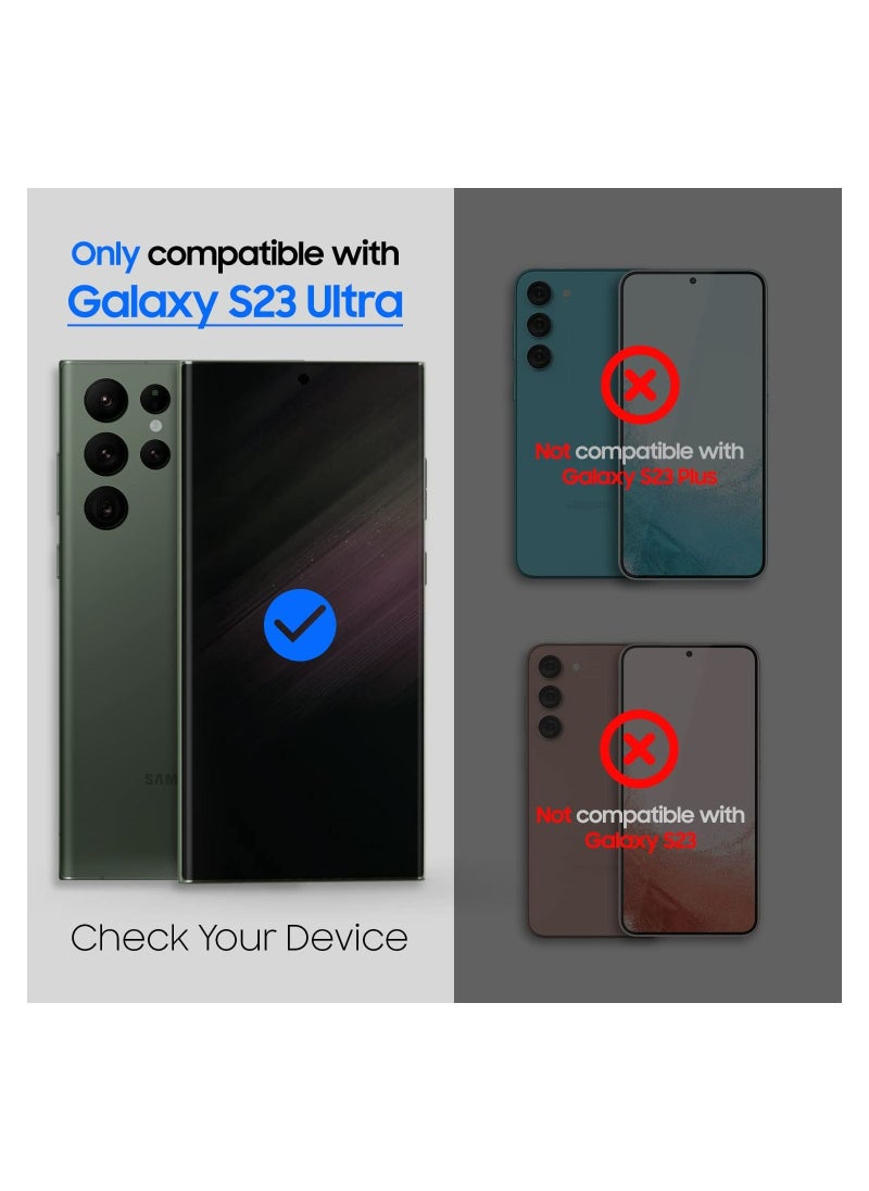 Dome - Dome Glass Samsung S23 Ultra Tempered Glass Screen Protector with Installation Kit and Liquid Dispersion Tech - Image 1