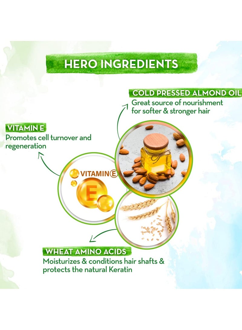 Mama Earth Almond Shampoo With Cold Pressed Almond Oil And Vitamin E - 250 ml - Image 4