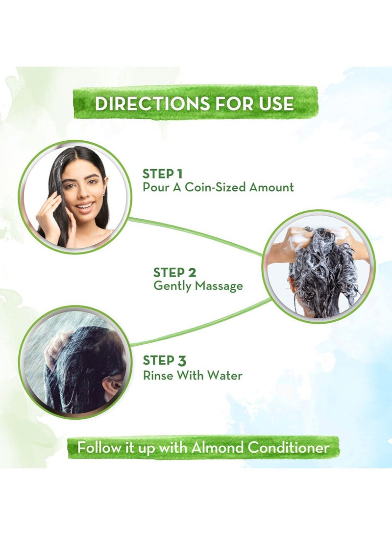 Mama Earth Almond Shampoo With Cold Pressed Almond Oil And Vitamin E - 250 ml - Image 5