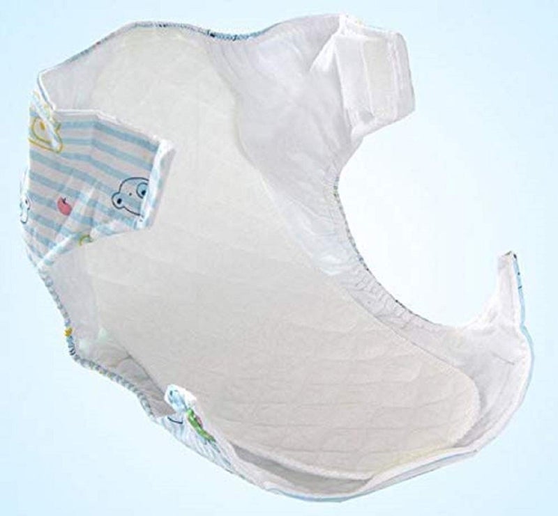 Alya 5 Layer White Microfiber Inserts Liners Wetfree Reusable Washable Cotton Diaper Nappy Inserts Natures Cloth Diaper Liner for Baby Cloth Diapers(PACK OF) (WHITE,PACK OF 6) - Image 3