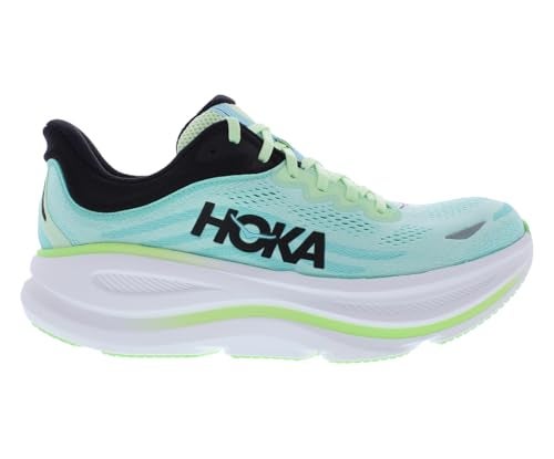 Hoka Men's Bondi 9 Sneaker, Luna Moth/Blue Spark, 9.5 - Image 5