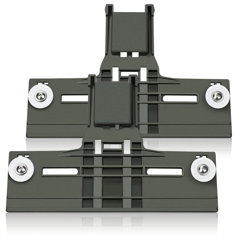 Romalon Upgraded W10350375 Dishwasher Top Rack Adjuster for Kenmore 665 Whirlpool WDT750SAHZ0 WDT730PAHZ0 Dishwasher W10712395 Upper Rack Replace AP5957560 3516330 AP595756 2Pack