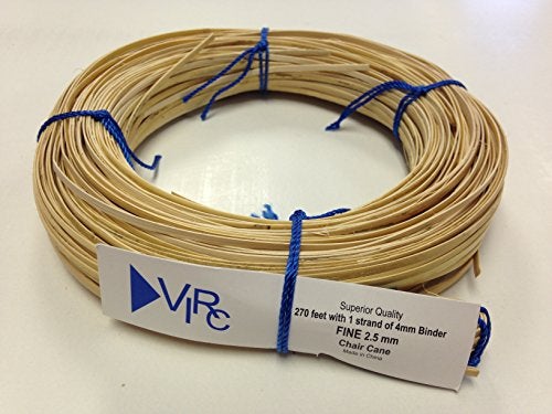 VIRC Chair Cane Fine 2.5mm 270 ft Coil with 1 Strand 4mm Binder Cane - Image 4